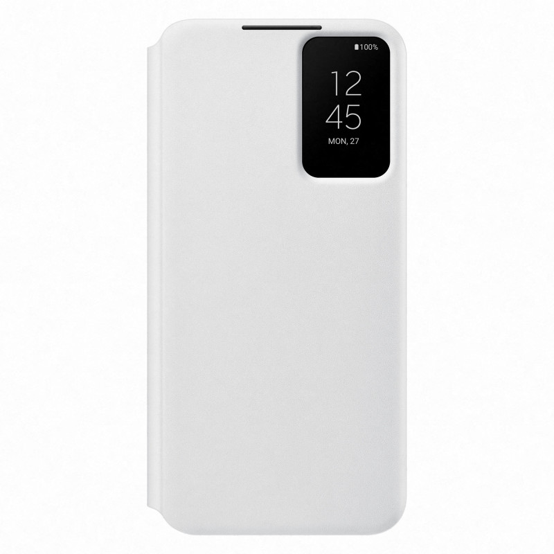 Galaxy S22+ Smart Clear View Cover Blanc SAMSUNG - EF-ZS906CWEGEW         