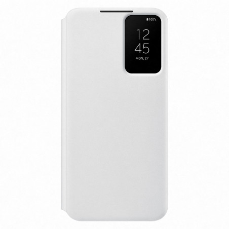 Galaxy S22+ Smart Clear View Cover Blanc SAMSUNG - EF-ZS906CWEGEW         