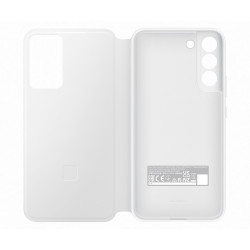 Galaxy S22+ Smart Clear View Cover Blanc SAMSUNG - EF-ZS906CWEGEW         