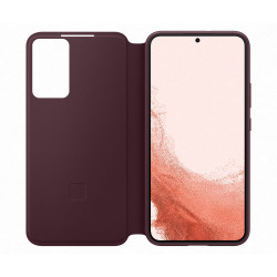 Galaxy S22+ Smart Clear View Cover Bordeaux SAMSUNG - EF-ZS906CEEGEW          