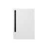 Note View Cover Tab S7   S8 Coloris Blanc Book cover avec fenetre transparente e