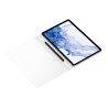 Note View Cover Tab S7   S8 Coloris Blanc Book cover avec fenetre transparente e