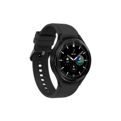 SAMSUNG Galaxy Watch4 Classic 46M 4G Noir Acier Bracelet silicone OS Google Elec