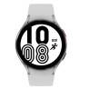 SAMSUNG Galaxy Watch4 44M 4G Silver - Aluminium bracelet silicone OS Google Elec
