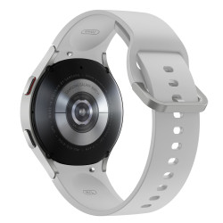SAMSUNG Galaxy Watch4 44M 4G Silver - Aluminium bracelet silicone OS Google Elec