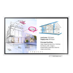 ECRAN SAMSUNG 55'' LFD tactile intéractif Infrarouge Flip 2 WM55R 3840x2160 (16 