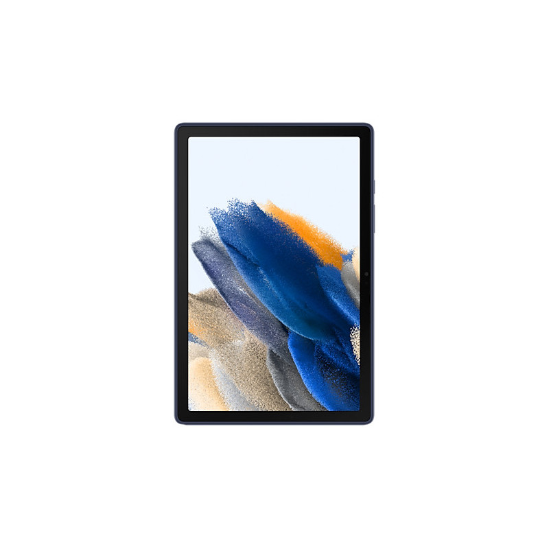 Coque arrière transparente Tab A8 bords renforcés et colorés en Bleu Marine Clea Coque arrière transparente Tab A8 bords renforcés et colorés en Bleu Marine Clea
