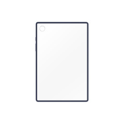 Coque arrière transparente Tab A8 bords renforcés et colorés en Bleu Marine Clea