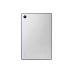 Coque arrière transparente Tab A8 bords renforcés et colorés en Bleu Lavande Cle