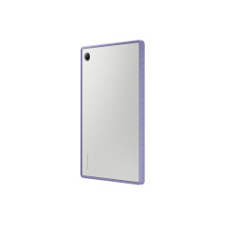 Coque arrière transparente Tab A8 bords renforcés et colorés en Bleu Lavande Cle