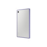 Coque arrière transparente Tab A8 bords renforcés et colorés en Bleu Lavande Cle