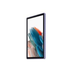 Coque arrière transparente Tab A8 bords renforcés et colorés en Bleu Lavande Cle