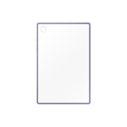 Coque arrière transparente Tab A8 bords renforcés et colorés en Bleu Lavande Cle