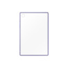 Coque arrière transparente Tab A8 bords renforcés et colorés en Bleu Lavande Cle