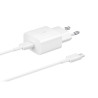 Chargeur Secteur 15W USB C (avec c ble) Coloris Blanc SAMSUNG EP-T1510XWEGEU  