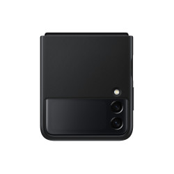 Galaxy Z Flip3 5G Coque en cuir Noir SAMSUNG - EF-VF711LBEGWW