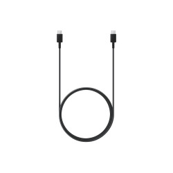 C ble de charge USB-C vers USB-C, longueur 1,8m, charge rapide 25W Coloris Noir 