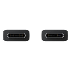 C ble de charge USB-C vers USB-C, longueur 1,8m, charge rapide 25W Coloris Noir 