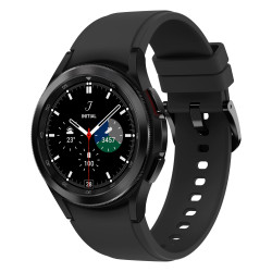 SAMSUNG Galaxy Watch4 Classic 42M Bluetooth Noir Acier Bracelet silicone OS Goog