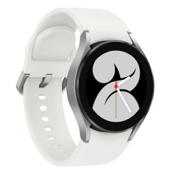 SAMSUNG Galaxy Watch4 40M Bluetooth Silver Aluminium bracelet silicone OS Google