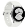 SAMSUNG Galaxy Watch4 40M Bluetooth Silver Aluminium bracelet silicone OS Google