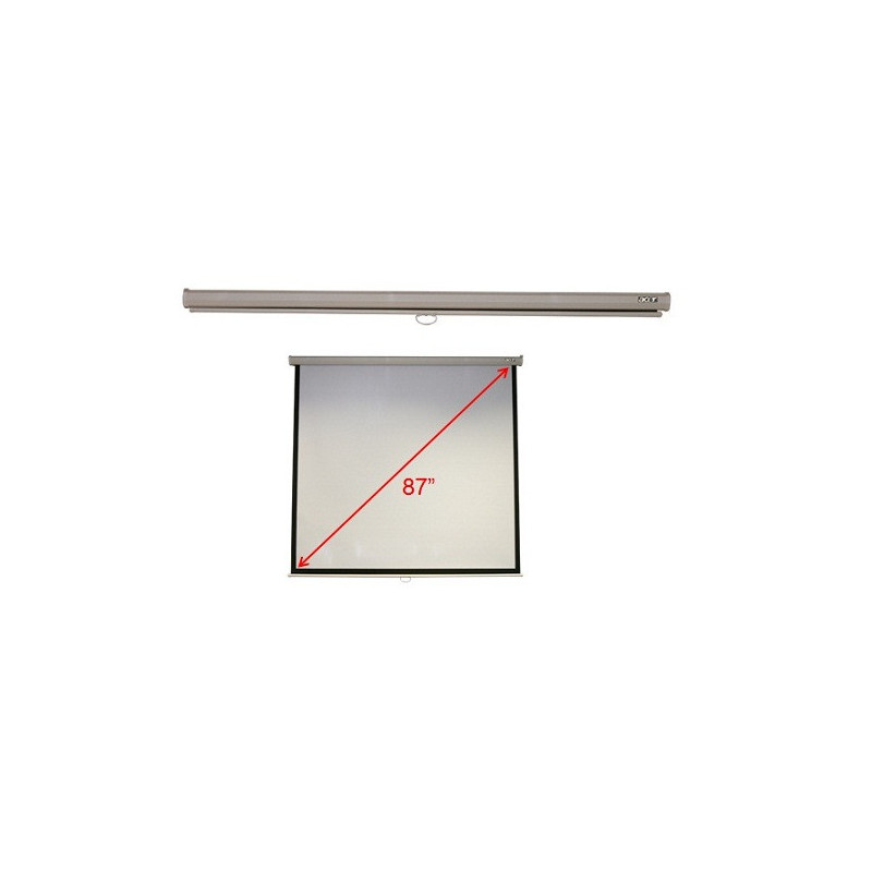 Ecran de Projection Manuel Acer M87-S01MW - 87" (175 x 175cm) Ecran de Projection Manuel Acer M87-S01MW - 87" (175 x 175cm)