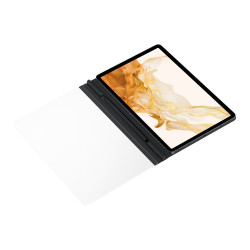 Note View Cover Tab S7   S8 Coloris Noir Book cover avec fenetre transparente et