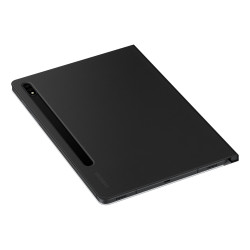 Note View Cover Tab S7   S8 Coloris Noir Book cover avec fenetre transparente et
