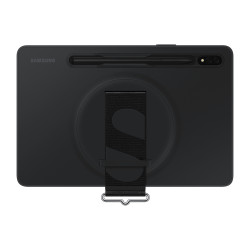 Strap Cover Tab S8 Coloris Noir Coque arrière avec lanière pour meilleure prise 