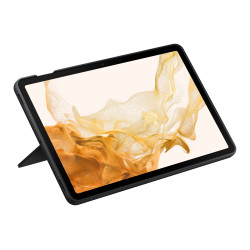 Coque arrière renforcée Tab S8 avec pieds amovible Coloris Noir Protective Stand