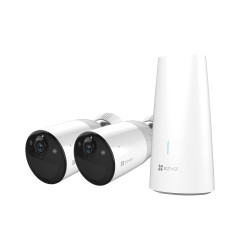 EZVIZ Pack 2 Camera Wifi + Station Duo Pack BC1-B2 Batterie 12900mAH IP66 Balaya