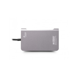 Adaptateur USB 3.0 Type C Urban Factory Hubee Plus vers HDMI + VGA + RJ45 Gigabit + Micro SD et USB