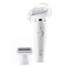 Epilateur Braun Silk-Epil 9 Flex 3D (Blanc)