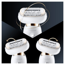 Epilateur Braun Silk-Epil 9 Flex 3D (Blanc)