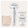 Epilateur Braun Silk-Epil 9 Flex 3D (Blanc)