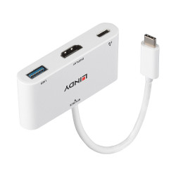 Convertisseur USB 3.1 Type C vers HDMI  avec port USB Type A et Power Delivery