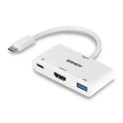 Convertisseur USB 3.1 Type C vers HDMI  avec port USB Type A et Power Delivery