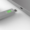 Kit bloqueur de port USB Type C avec clé et 4 verrous, vert