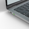 Kit bloqueur de port USB Type C avec clé et 4 verrous, vert