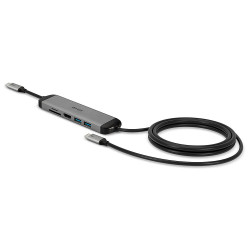 Micro Dock USB 3.2 Type C avec c ble de charge USB PD de 1.4m
