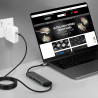 Micro Dock USB 3.2 Type C avec c ble de charge USB PD de 1.4m