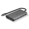 Mini Dock USB 3.2 Type C - 4K HDMI & DP, PD 3.0 100W, USB 3.2, Ethernet Gigabit 