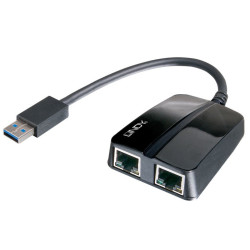 Convertisseur USB 3.0 Ethernet Gigabit avec Switch