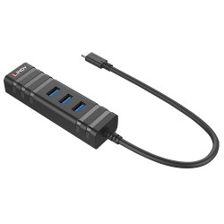 Convertisseur Hub USB 3.1 type C & Ethernet Gigabit