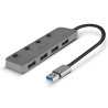 Hub USB 3.0, 4 Ports