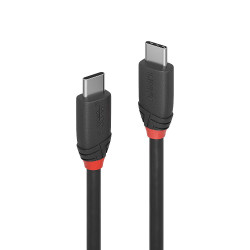 C ble USB 3.2 Type C 3A, 20Gbit s, Black Line, 1m