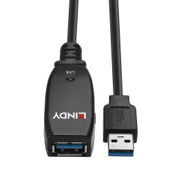 Rallonge active USB 3.0, Slim, 15m