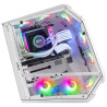 Boitier Moyen Tour ATX Mars Gaming MC51 RGB avec panneaux vitrés (Blanc)