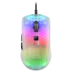 Souris filaire Gamer Mars Gaming MMR RGB (Blanc)