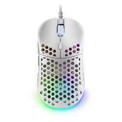 Souris filaire Gamer Mars Gaming MM55 RGB (Blanc)